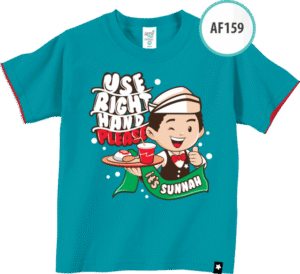 AF159 Kaos Anak Use Right Hand Please
