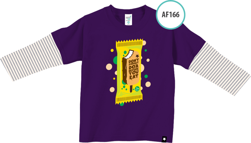 AF166 Kaos Anak Don’t Forget Do’a Before You Eat