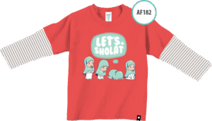 AF182 Kaos Anak Let’s Shalat