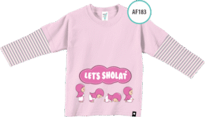 AF183 Kaos Anak Let’s Shalat