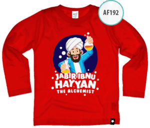 AF192 Kaos Anak Jabir Ibnu Hayyan