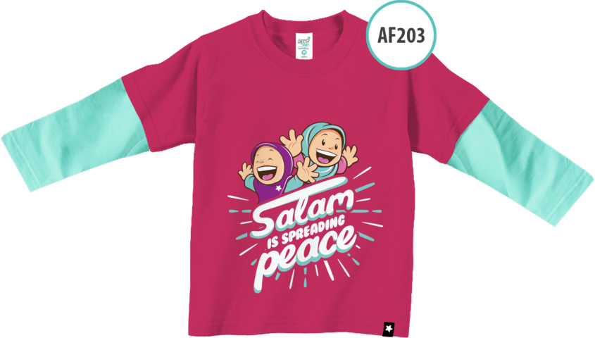 AF203 Kaos Anak Salam is Spreading Peace