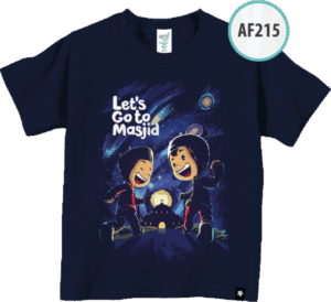 AF215 Kaos Anak Let’s Go to Masjid