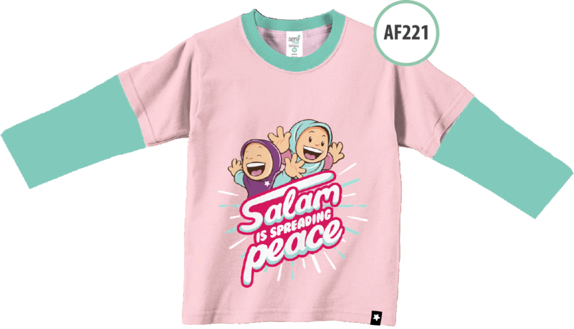 AF221 Kaos Anak Salam Is Spreading Peace