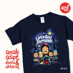 AF233 Kaos Anak Let’s Go Jama’ah