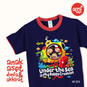 AF235 Kaos Anak Under The Sea is My Rabb’s Creation