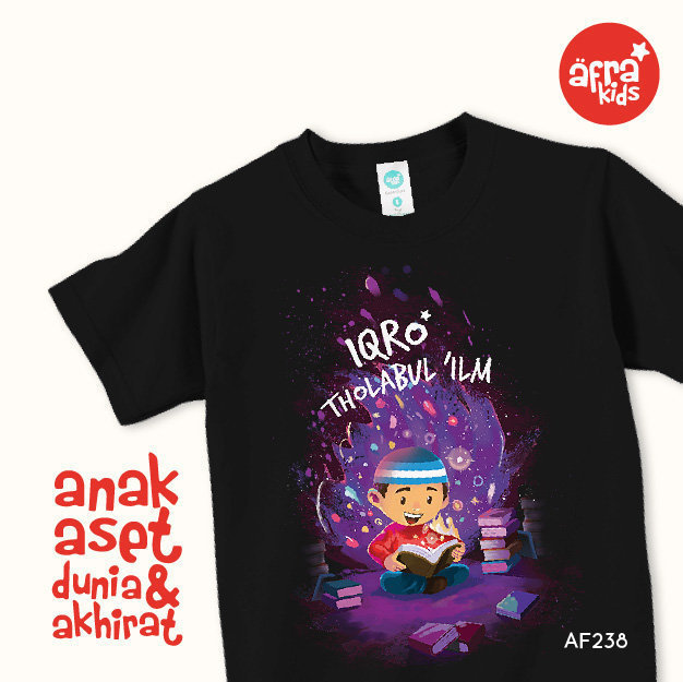 AF238 Kaos Anak Iqro Tholabul ‘Ilm