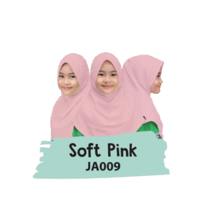 JA009 Jilbab Anak Soft Pink