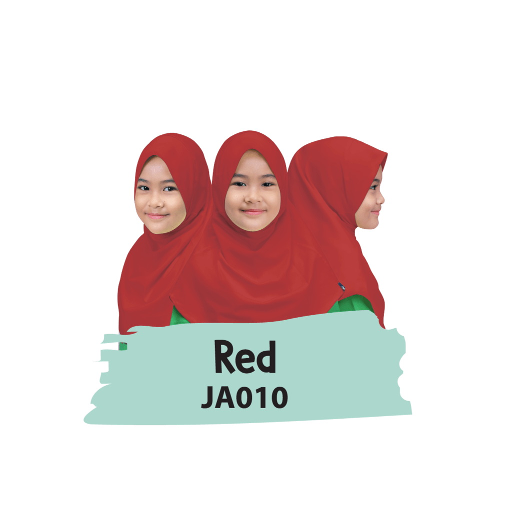 JA010 Jilbab Anak Red