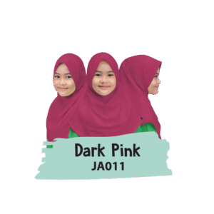 JA011 Jilbab Anak Dark Pink