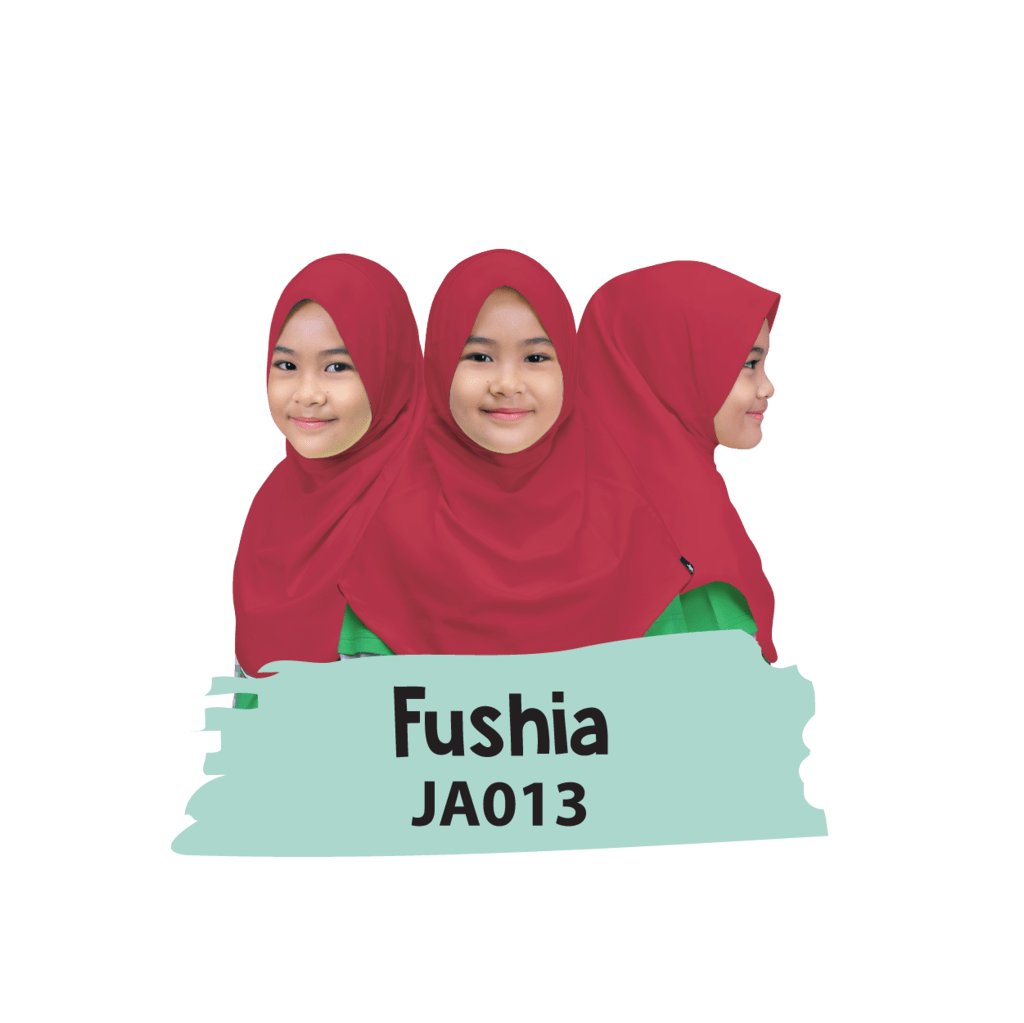 JA013 Jilbab Anak Fushia