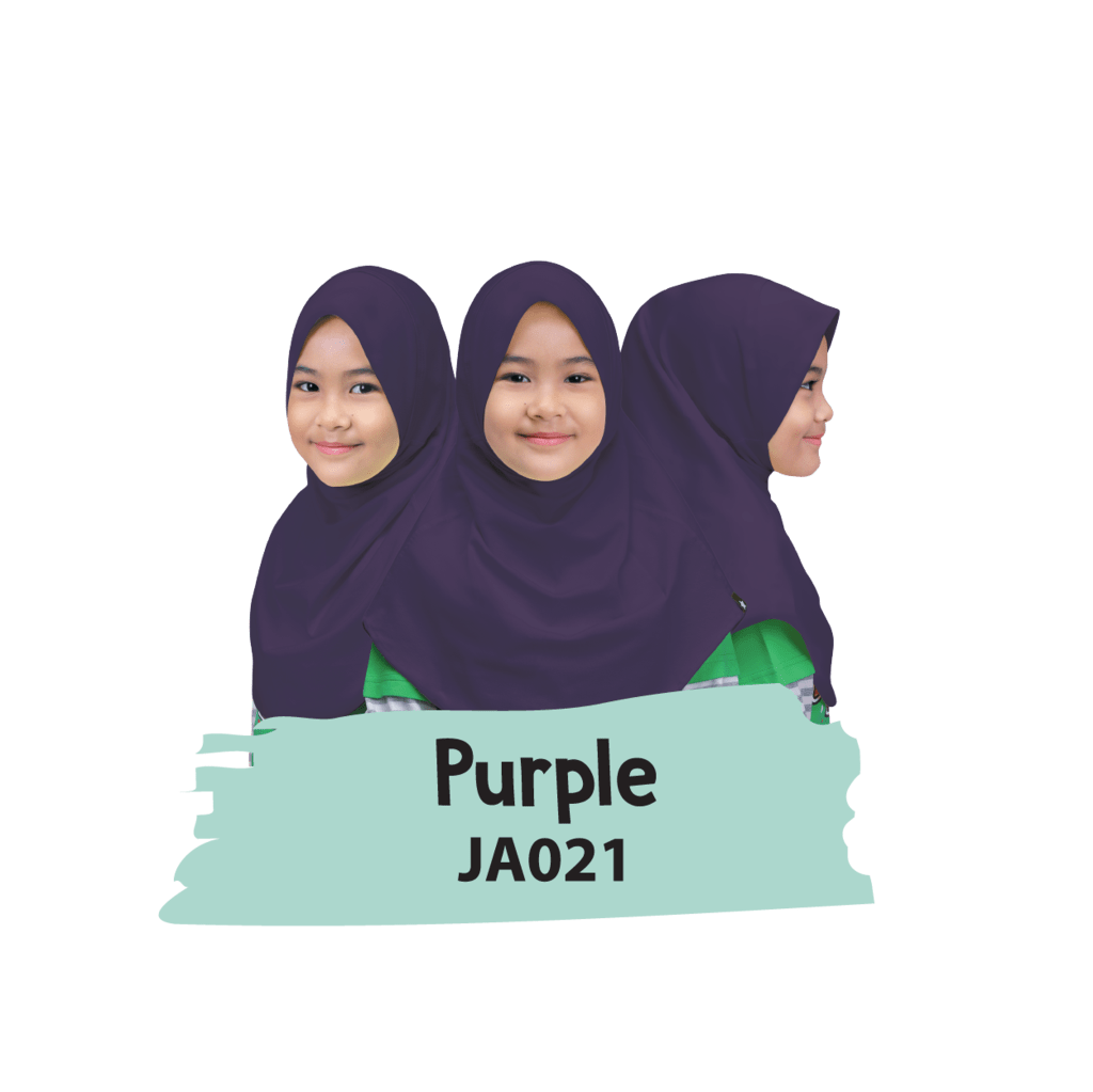 JA021 Jilbab Anak Purple